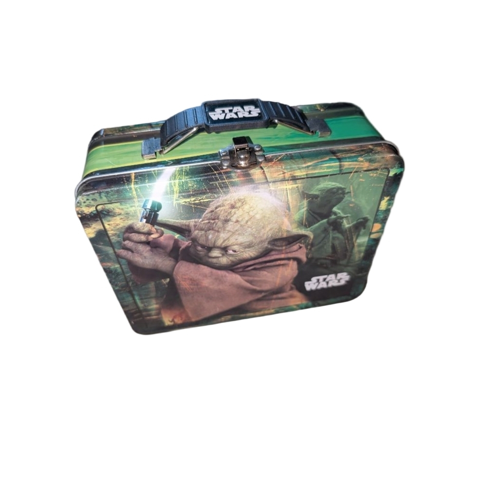 Star Wars Yoda Tin Lunch Box Green One Size